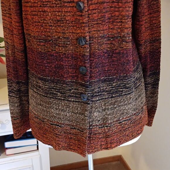 Chico's Warm Neutals Cardigan Sweater - Picture 3 of 9